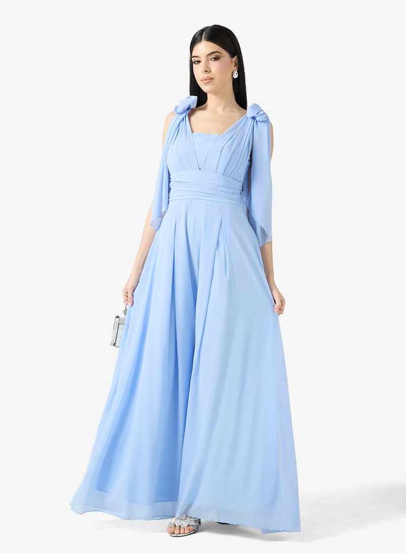 ELLA  Bridemaids Dress With Side Tie Up for Women | Best Price UAE